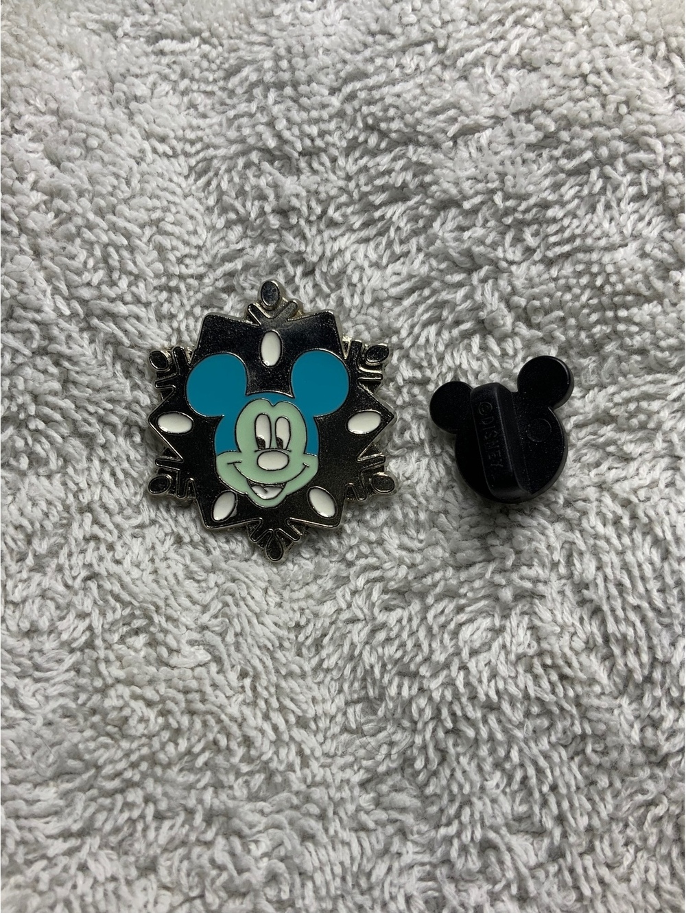 Mickey Mouse Snowflake Hidden Mickey Disney Pin
